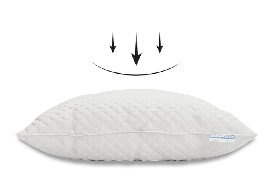 Memosoft Pillow with Memory Flakes