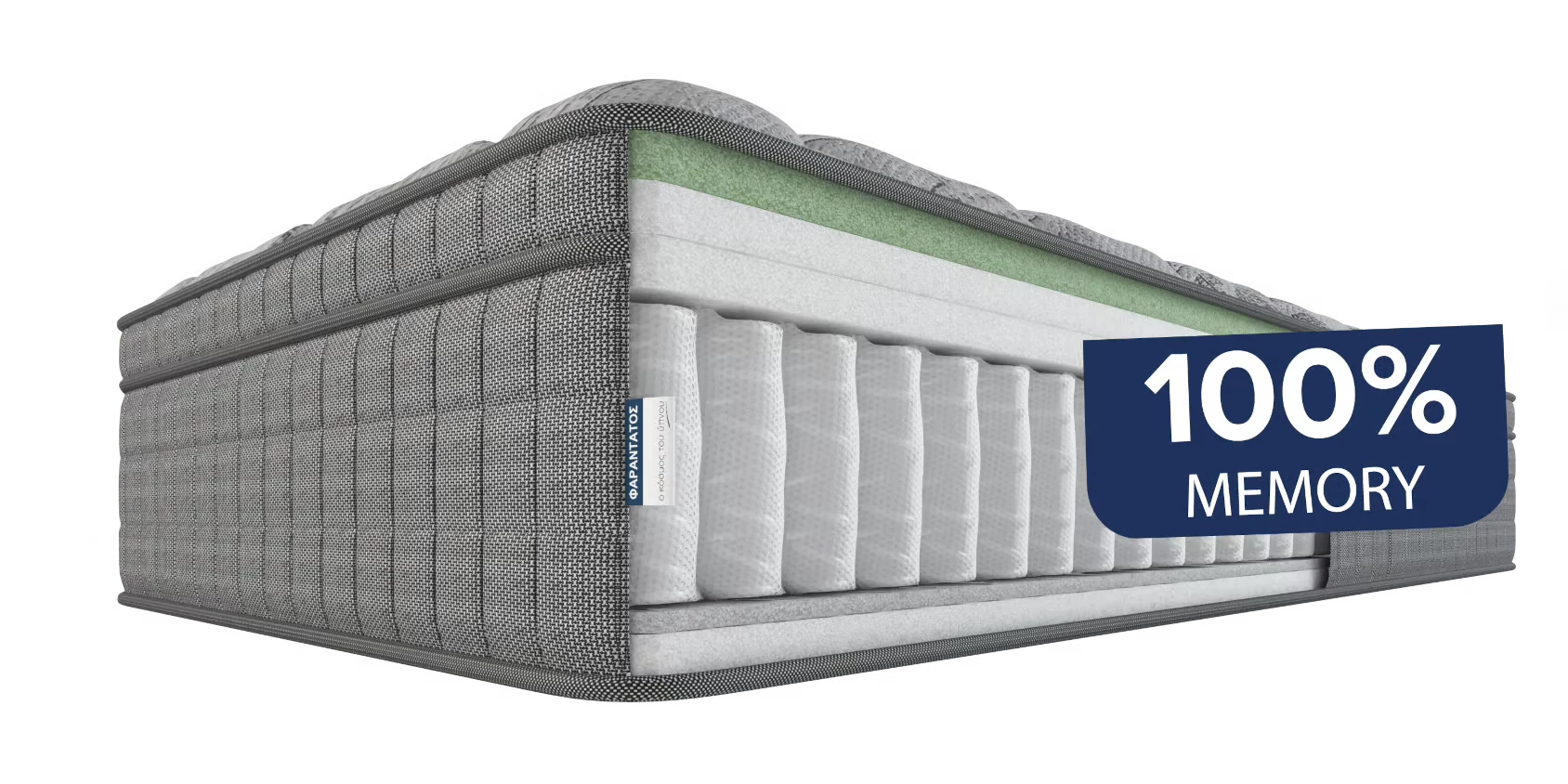 BODYGUARD® Anti-Cartel-Mattress. Stiftung Warentest seal.